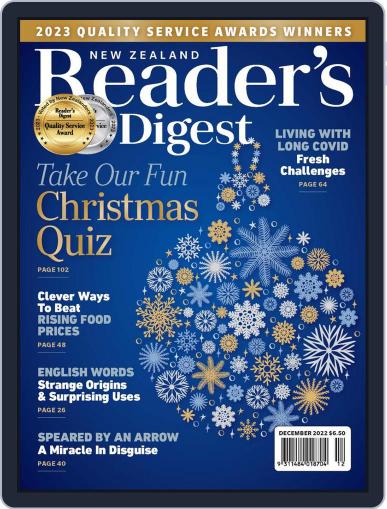 Reader’s Digest New Zealand December 1st, 2022 Digital Back Issue Cover