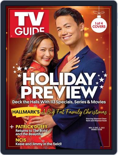 Tv Guide November 21st, 2022 Digital Back Issue Cover