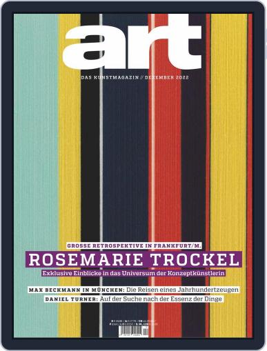 art Magazin December 1st, 2022 Digital Back Issue Cover