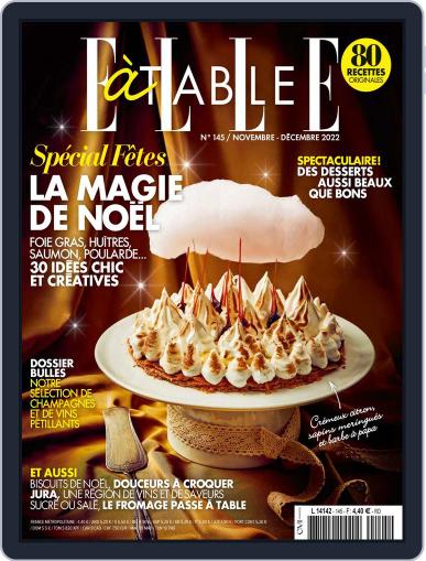ELLE à Table November 1st, 2022 Digital Back Issue Cover
