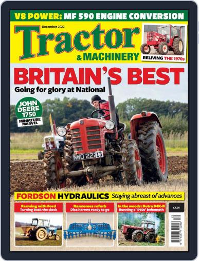 Tractor & Machinery December 1st, 2022 Digital Back Issue Cover