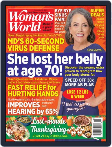 Woman's World November 28th, 2022 Digital Back Issue Cover