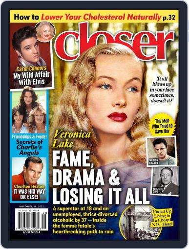 Closer Weekly November 28th, 2022 Digital Back Issue Cover