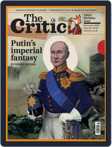 The Critic November 1st, 2022 Digital Back Issue Cover