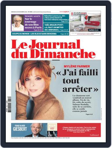 Le Journal du dimanche November 20th, 2022 Digital Back Issue Cover