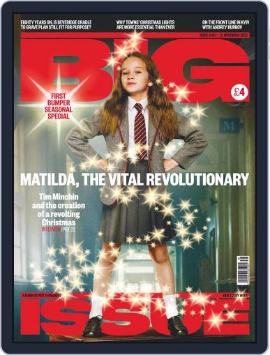 The Big Issue United Kingdom November 21st, 2022 Digital Back Issue Cover