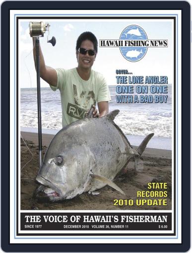Hawaii Fishing News December 1st, 2010 Digital Back Issue Cover