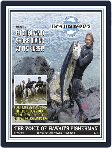 Hawaii Fishing News September 1st, 2010 Digital Back Issue Cover