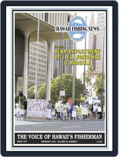 Hawaii Fishing News February 1st, 2010 Digital Back Issue Cover