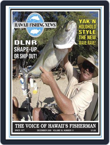 Hawaii Fishing News December 1st, 2009 Digital Back Issue Cover