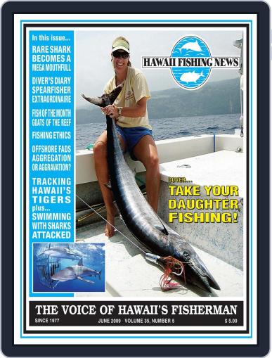Hawaii Fishing News June 1st, 2009 Digital Back Issue Cover