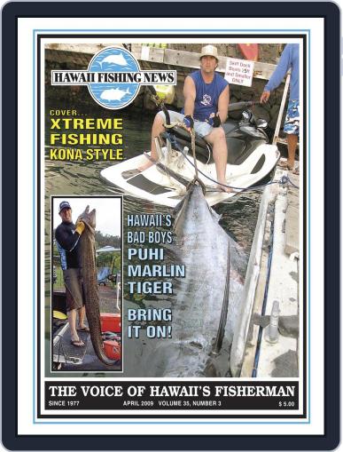 Hawaii Fishing News April 1st, 2009 Digital Back Issue Cover