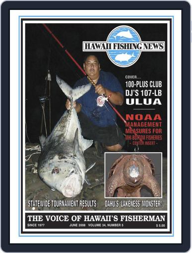 Hawaii Fishing News June 1st, 2008 Digital Back Issue Cover