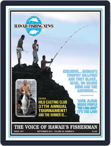 Hawaii Fishing News September 1st, 2012 Digital Back Issue Cover