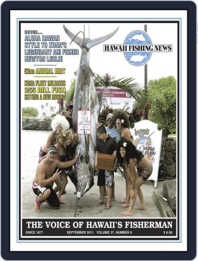 Hawaii Fishing News September 1st, 2011 Digital Back Issue Cover