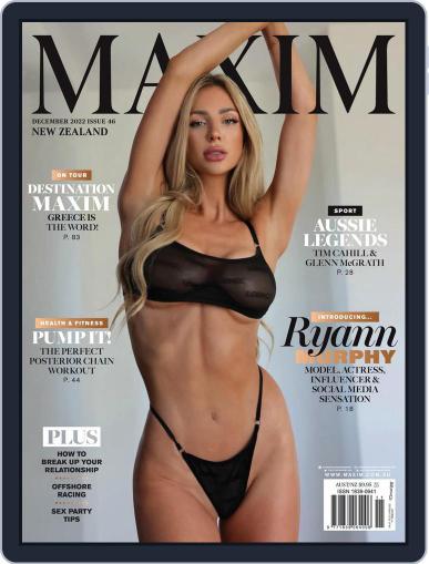 MAXIM New Zealand December 1st, 2022 Digital Back Issue Cover