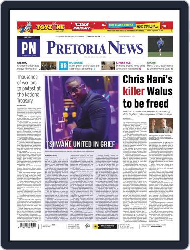 Pretoria News November 22nd, 2022 Digital Back Issue Cover