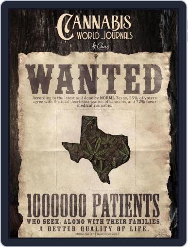Cannabis World Journals November 1st, 2022 Digital Back Issue Cover