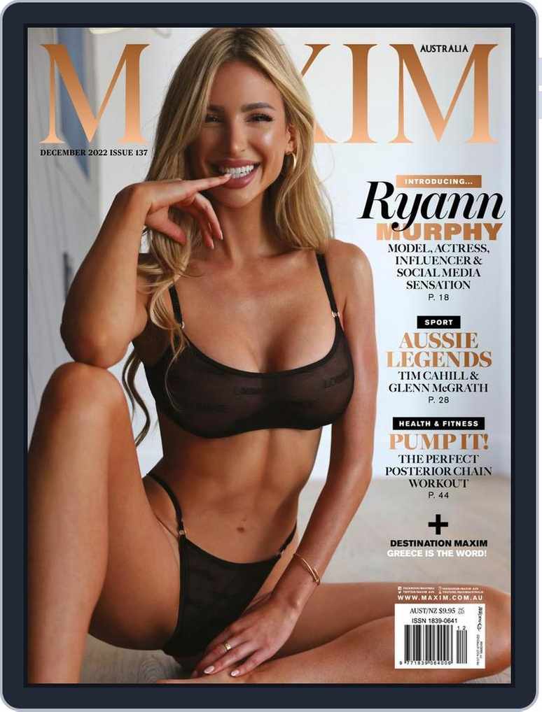 maxim magazine october 2022