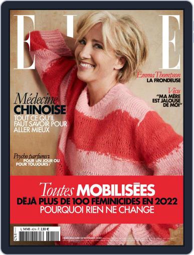 Elle France November 24th, 2022 Digital Back Issue Cover