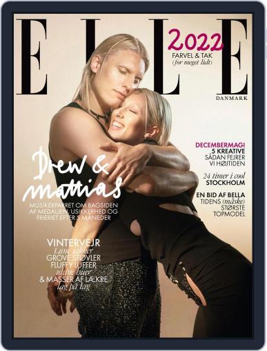 ELLE Denmark December 1st, 2022 Digital Back Issue Cover