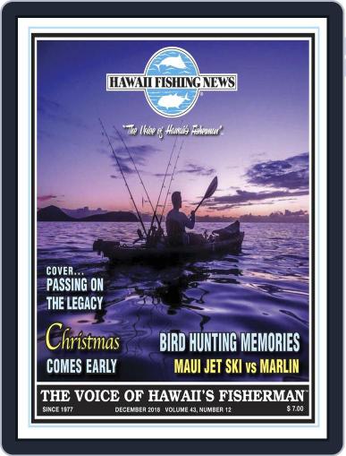 Hawaii Fishing News December 1st, 2018 Digital Back Issue Cover