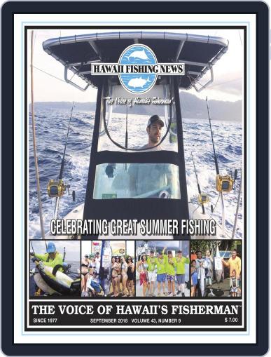 Hawaii Fishing News September 1st, 2018 Digital Back Issue Cover