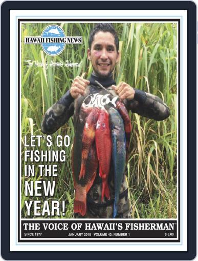 Hawaii Fishing News January 1st, 2018 Digital Back Issue Cover