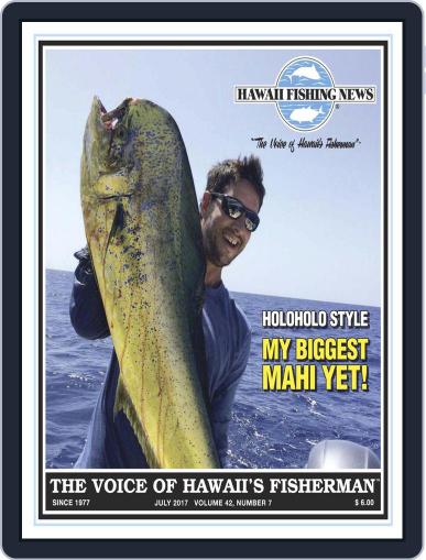 Hawaii Fishing News July 1st, 2017 Digital Back Issue Cover