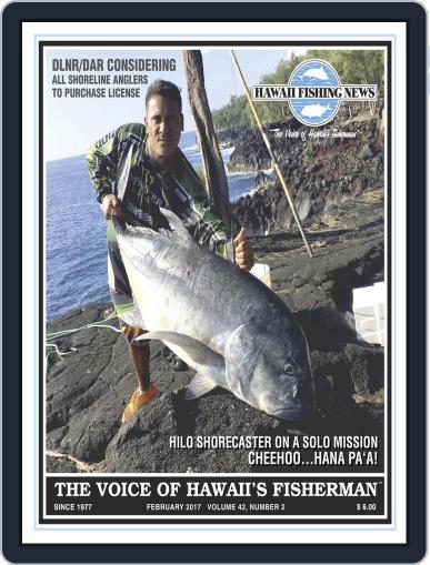 Hawaii Fishing News February 1st, 2017 Digital Back Issue Cover