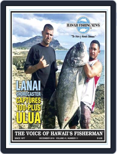 Hawaii Fishing News December 1st, 2016 Digital Back Issue Cover