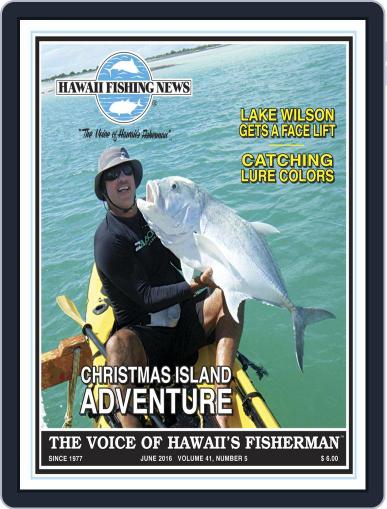 Hawaii Fishing News June 1st, 2016 Digital Back Issue Cover