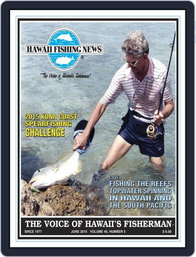 Hawaii Fishing News June 1st, 2015 Digital Back Issue Cover