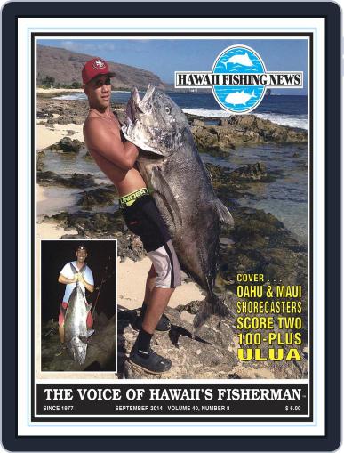 Hawaii Fishing News September 1st, 2014 Digital Back Issue Cover
