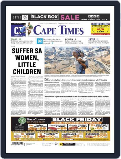 Cape Times November 24th, 2022 Digital Back Issue Cover