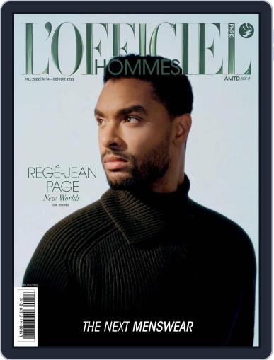 L'officiel Hommes Paris October 1st, 2022 Digital Back Issue Cover
