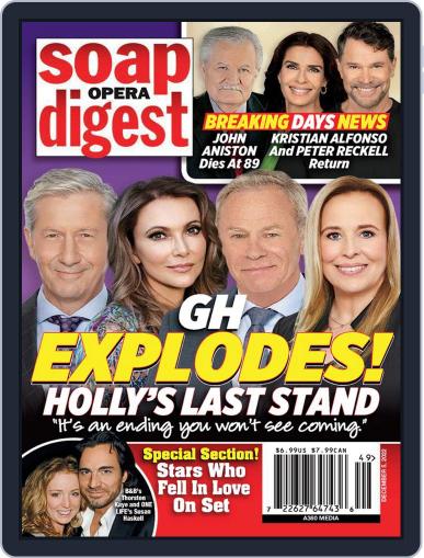 Soap Opera Digest December 5th, 2022 Digital Back Issue Cover