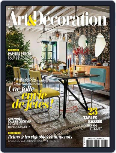 Art & Décoration December 1st, 2022 Digital Back Issue Cover