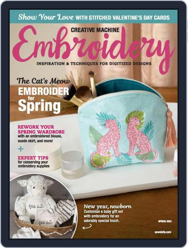 CREATIVE MACHINE EMBROIDERY December 15th, 2022 Digital Back Issue Cover