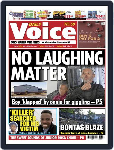 Daily Voice November 30th, 2022 Digital Back Issue Cover