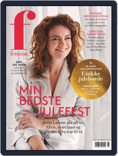 femina Denmark December 1st, 2022 Digital Back Issue Cover