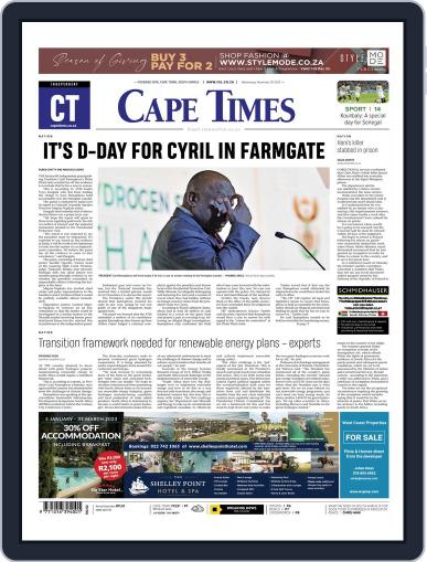 Cape Times November 30th, 2022 Digital Back Issue Cover
