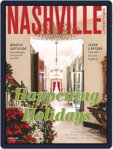 Nashville Lifestyles December 1st, 2022 Digital Back Issue Cover