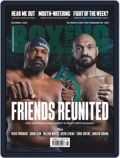 Boxing News December 1st, 2022 Digital Back Issue Cover