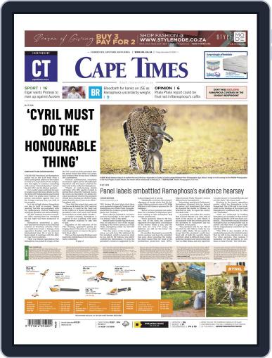 Cape Times December 2nd, 2022 Digital Back Issue Cover