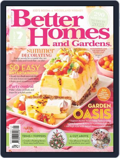 Better Homes and Gardens Australia January 1st, 2023 Digital Back Issue Cover