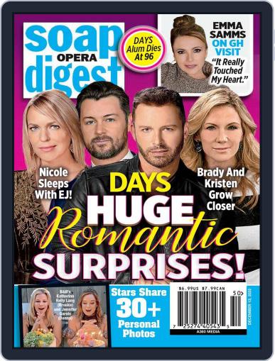 Soap Opera Digest December 12th, 2022 Digital Back Issue Cover