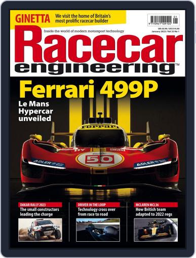 Racecar Engineering January 1st, 2023 Digital Back Issue Cover