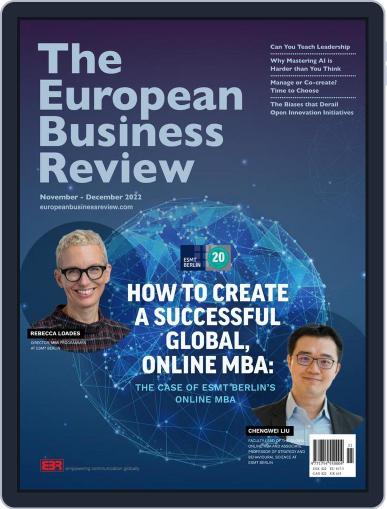 The European Business Review November 1st, 2022 Digital Back Issue Cover