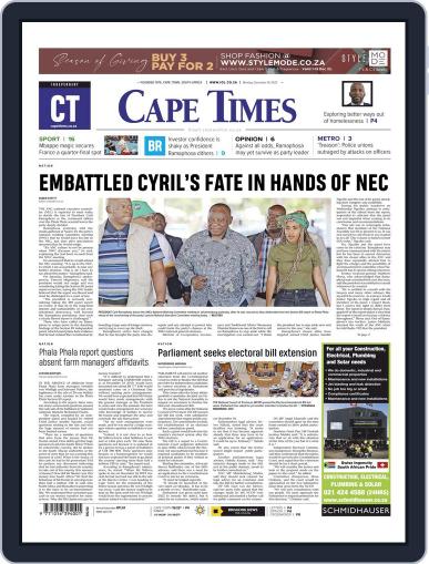 Cape Times December 5th, 2022 Digital Back Issue Cover